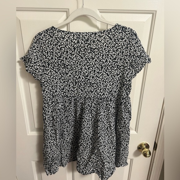 American Apparel X Nathalie Du Pasquier Composition Print Babydoll Top Size XS/S - Picture 4 of 4